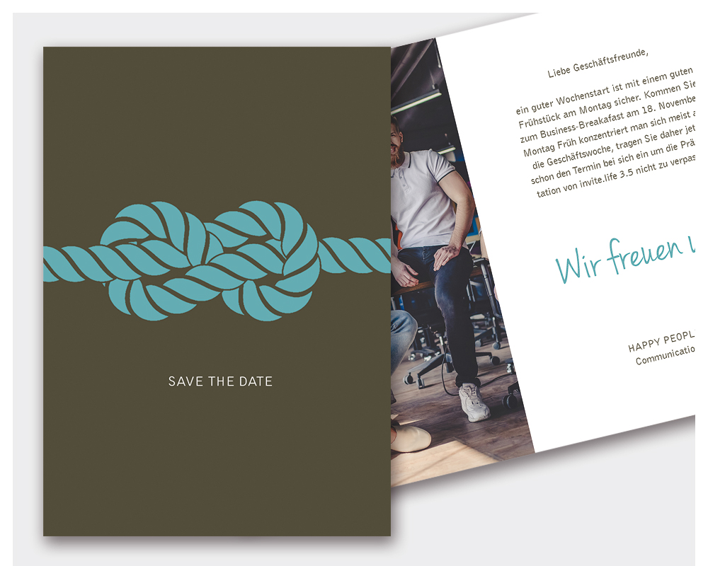 Save the date - Karte - Knoten