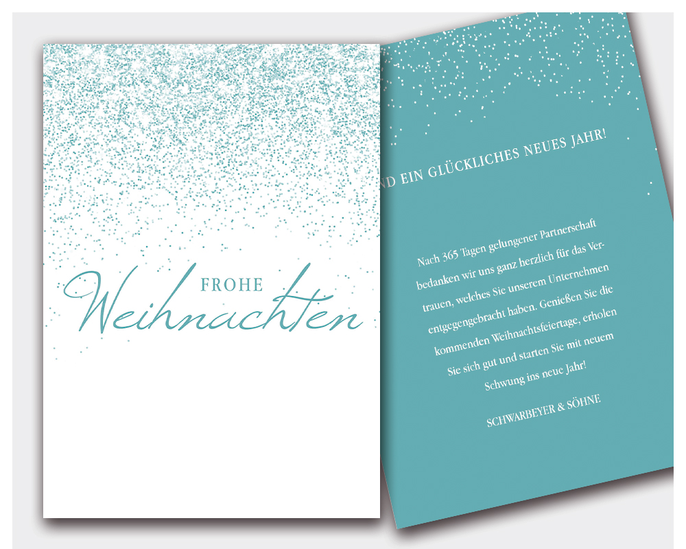 Karte Frohe Weihnachten 