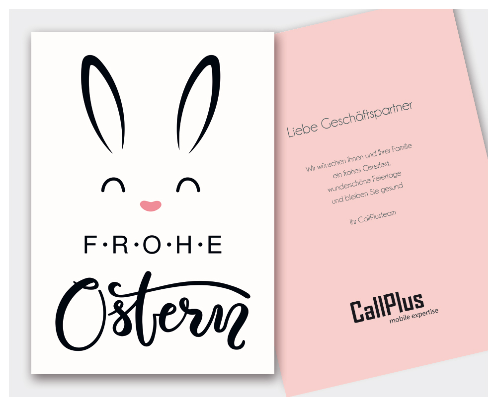 Frohe Ostern Postkarte